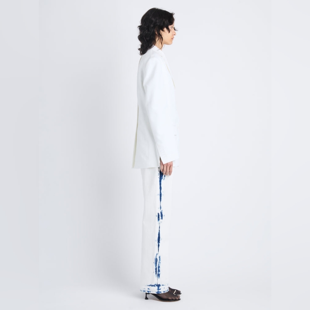 PROENZA SCHOULER Runway Sandis White Blazer Jacket Cotton Viscose US 10 Org$2290 - Picture 3 of 16